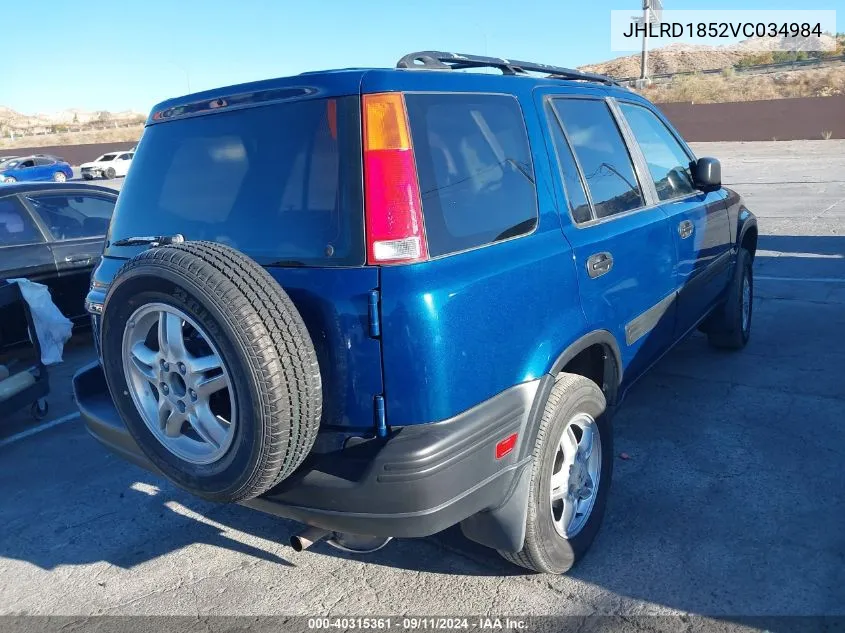 JHLRD1852VC034984 1997 Honda Cr-V Lx