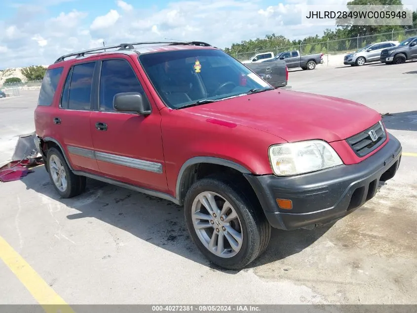 JHLRD2849WC005948 1998 Honda Cr-V Lx