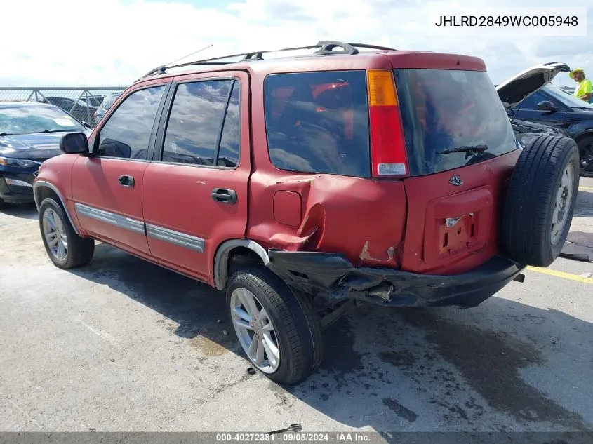 JHLRD2849WC005948 1998 Honda Cr-V Lx