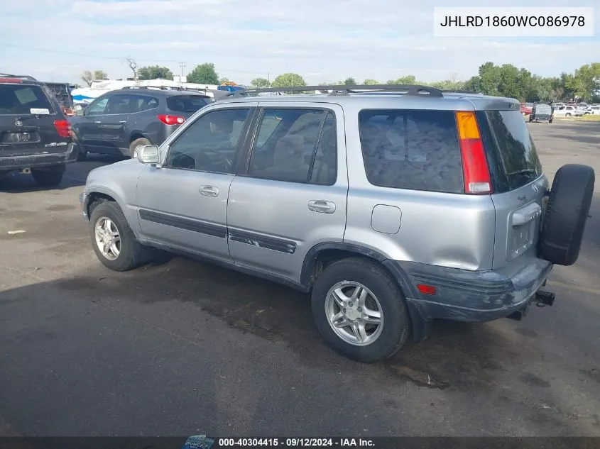 JHLRD1860WC086978 1998 Honda Cr-V Ex