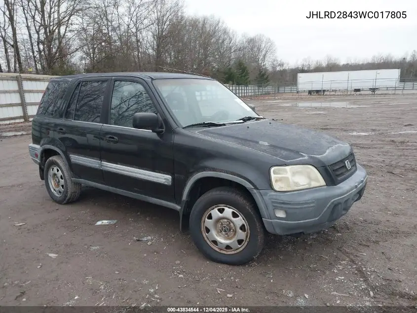 JHLRD2843WC017805 1998 Honda Cr-V Lx