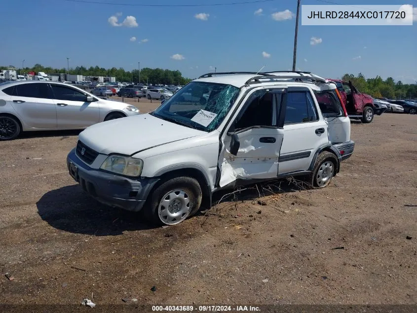 1999 Honda Cr-V Lx VIN: JHLRD2844XC017720 Lot: 40343689