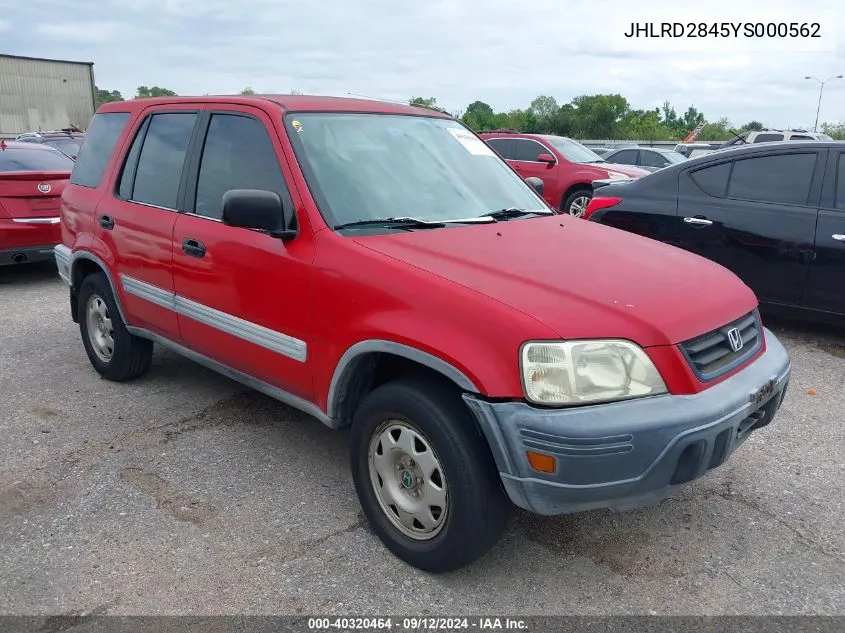 JHLRD2845YS000562 2000 Honda Cr-V Lx