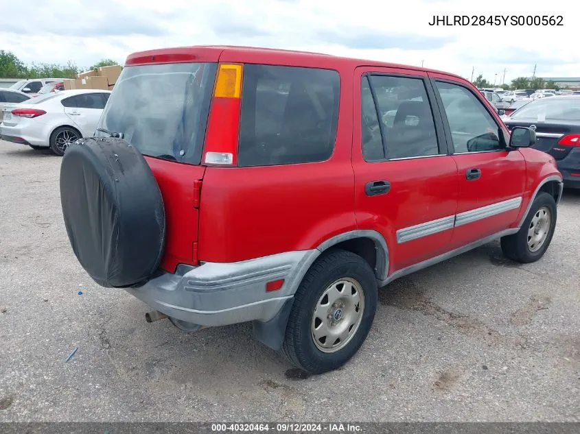 JHLRD2845YS000562 2000 Honda Cr-V Lx