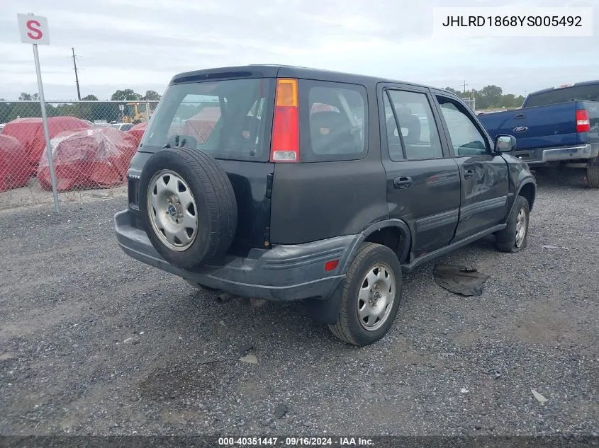 JHLRD1868YS005492 2000 Honda Cr-V Ex