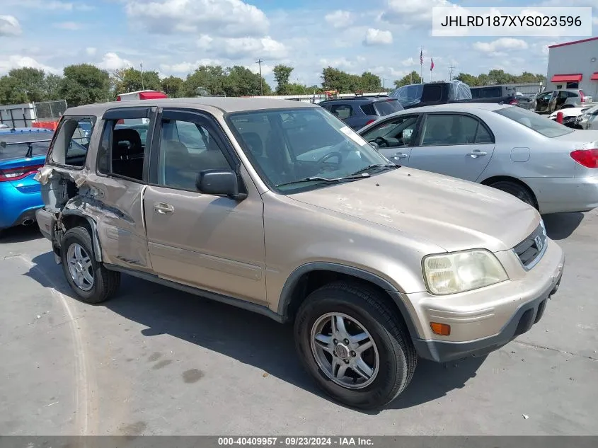 2000 Honda Cr-V Se/Ex VIN: JHLRD187XYS023596 Lot: 40409957