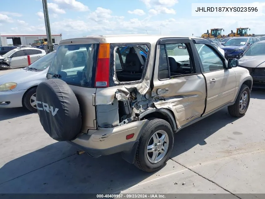 2000 Honda Cr-V Se/Ex VIN: JHLRD187XYS023596 Lot: 40409957