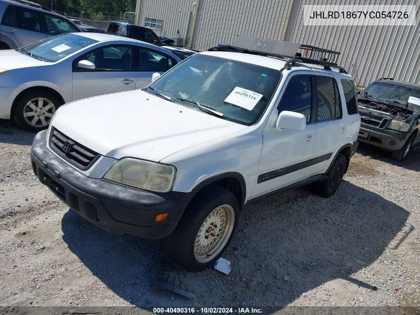 JHLRD1867YC054726 2000 Honda Cr-V Ex