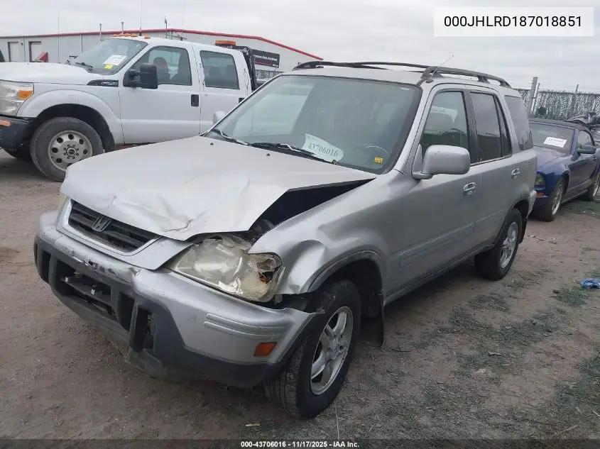 000JHLRD187018851 2001 Honda Cr-V
