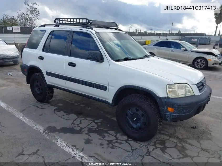 JHLRD18441C017413 2001 Honda Cr-V Lx