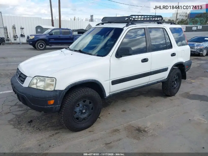 JHLRD18441C017413 2001 Honda Cr-V Lx