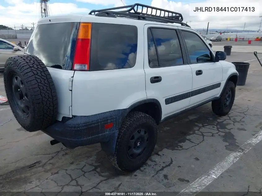 JHLRD18441C017413 2001 Honda Cr-V Lx