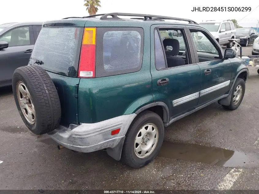 JHLRD28451S006299 2001 Honda Cr-V Lx