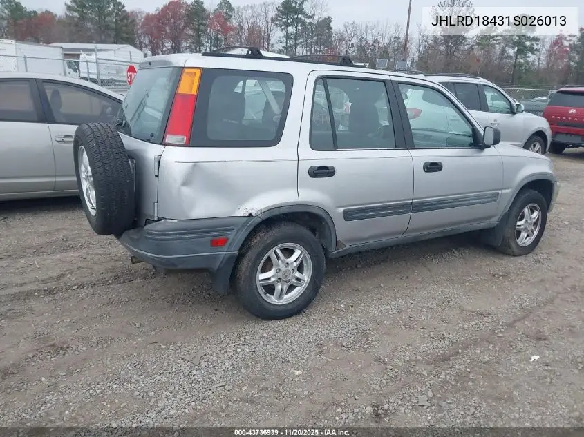 JHLRD18431S026013 2001 Honda Cr-V Lx