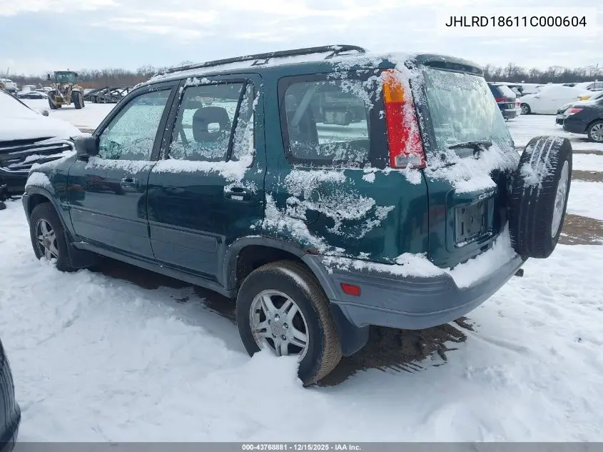 JHLRD18611C000604 2001 Honda Cr-V Ex