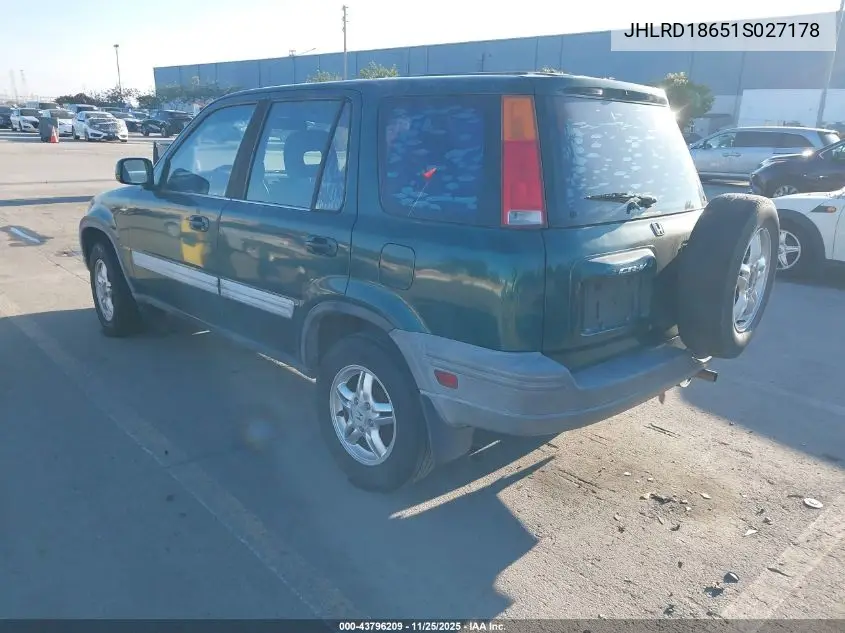 JHLRD18651S027178 2001 Honda Cr-V Ex
