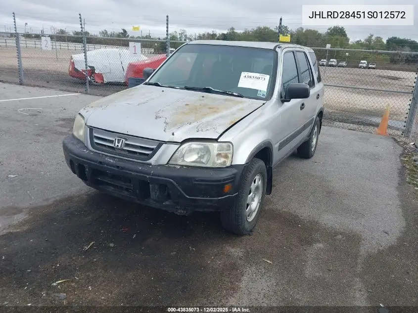 JHLRD28451S012572 2001 Honda Cr-V Lx