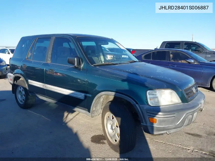 JHLRD28401S006887 2001 Honda Cr-V Lx
