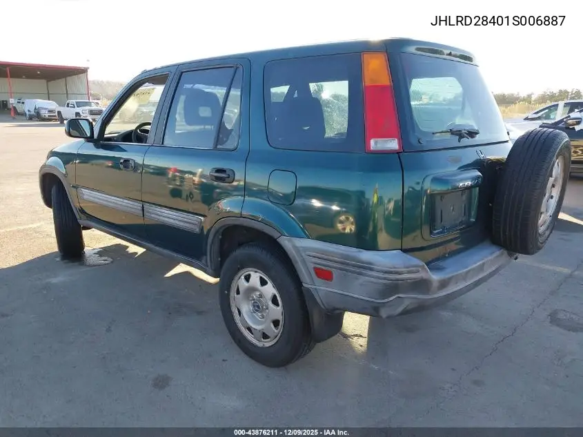 JHLRD28401S006887 2001 Honda Cr-V Lx