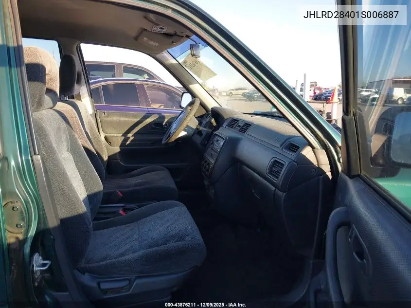 JHLRD28401S006887 2001 Honda Cr-V Lx