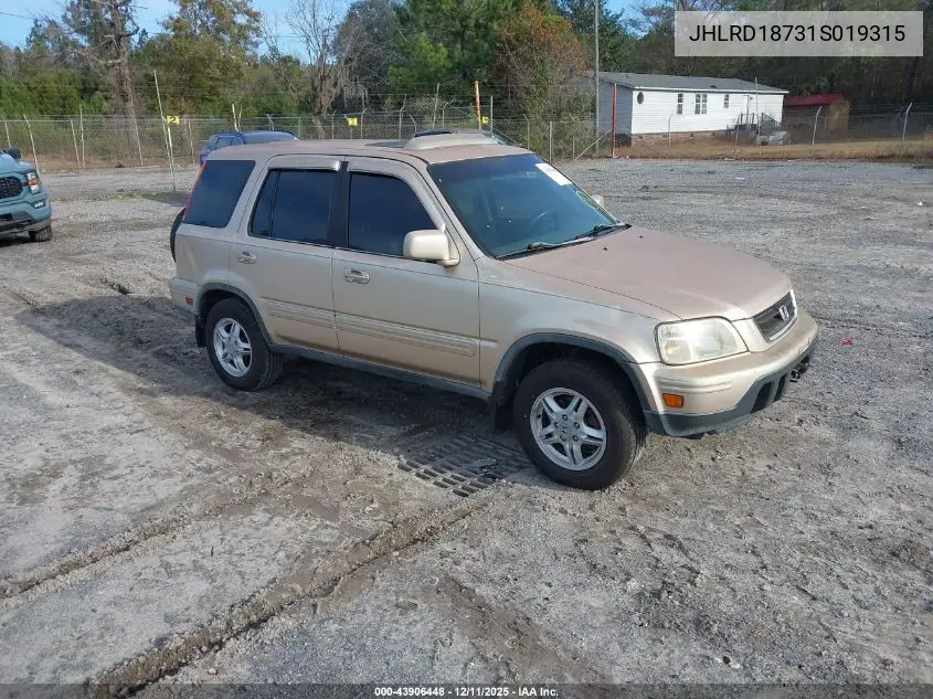 JHLRD18731S019315 2001 Honda Cr-V Special Edition