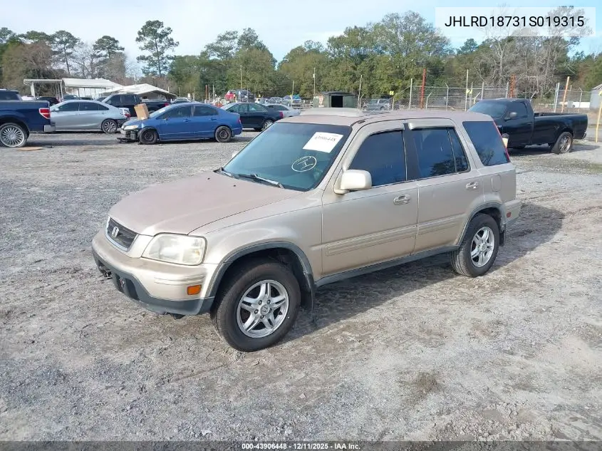 JHLRD18731S019315 2001 Honda Cr-V Special Edition