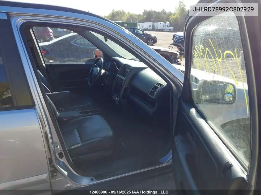JHLRD78992C802929 2002 Honda Cr-V Ex