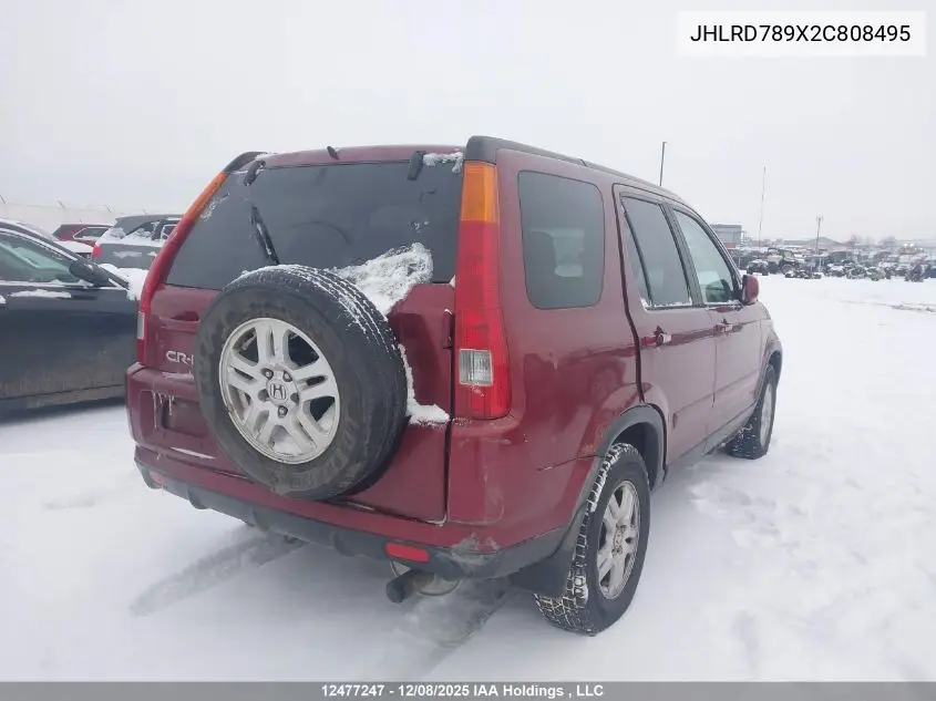 JHLRD789X2C808495 2002 Honda Cr-V Ex