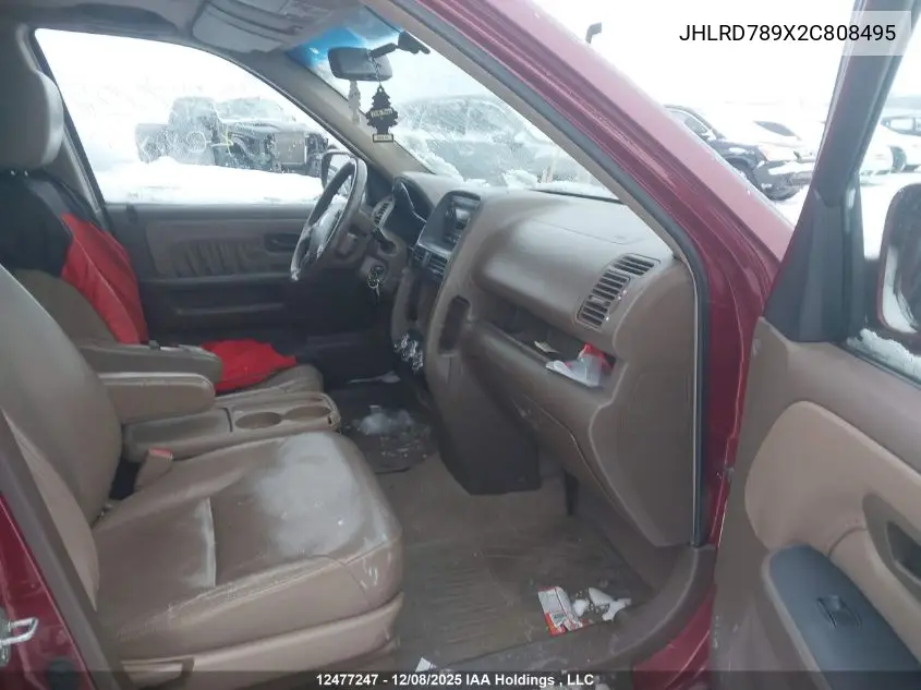 JHLRD789X2C808495 2002 Honda Cr-V Ex