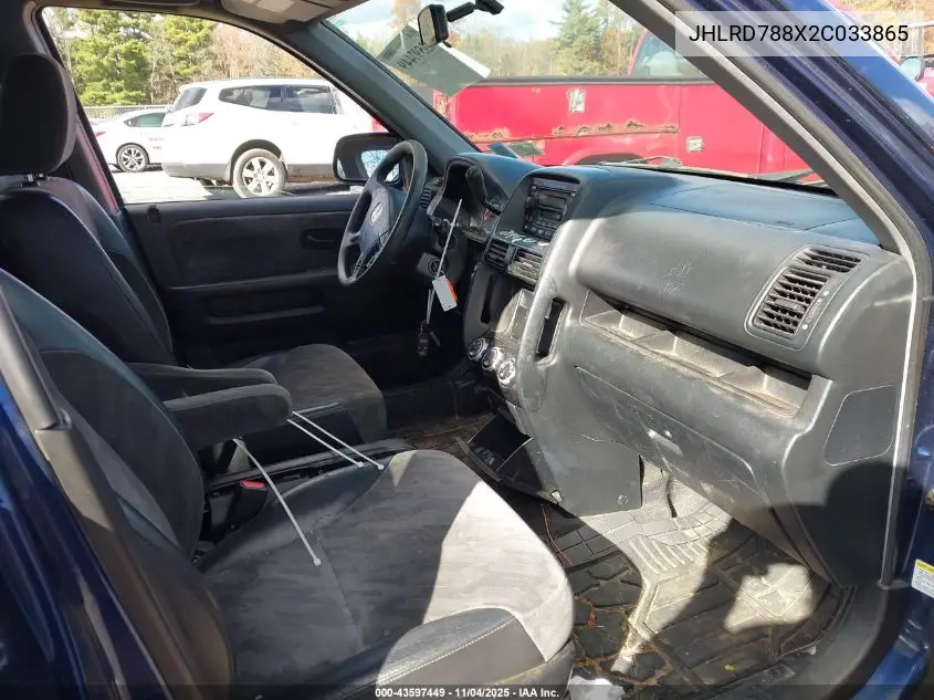 JHLRD788X2C033865 2002 Honda Cr-V Ex