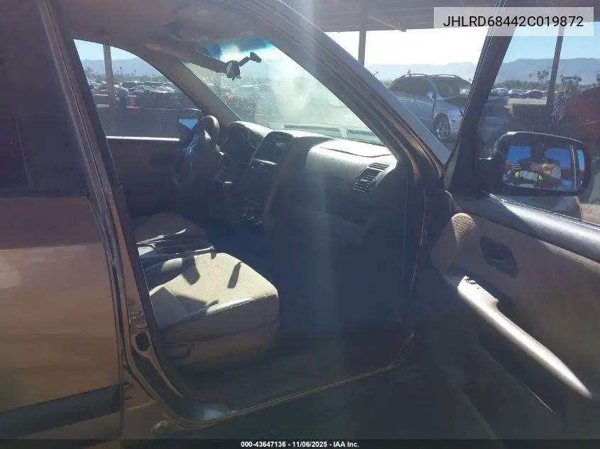 JHLRD68442C019872 2002 Honda Cr-V Lx