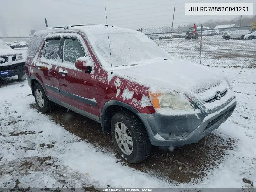 JHLRD78852C041291 2002 Honda Cr-V Ex
