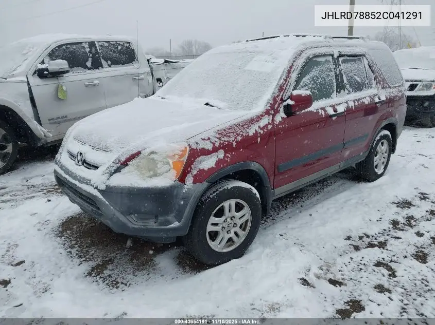 JHLRD78852C041291 2002 Honda Cr-V Ex