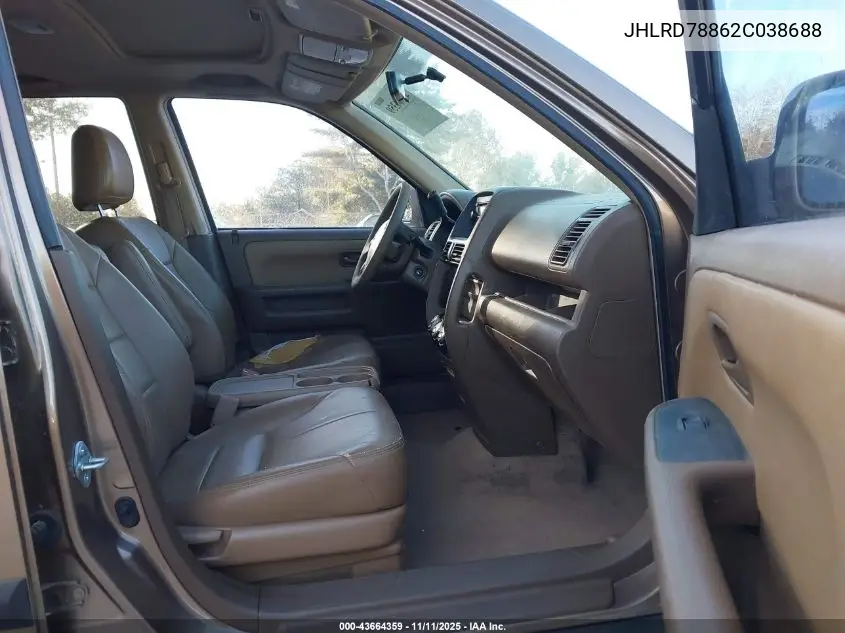 JHLRD78862C038688 2002 Honda Cr-V Ex