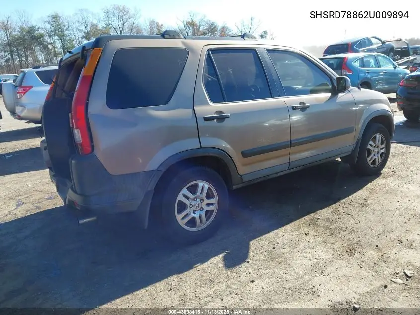 SHSRD78862U009894 2002 Honda Cr-V Ex