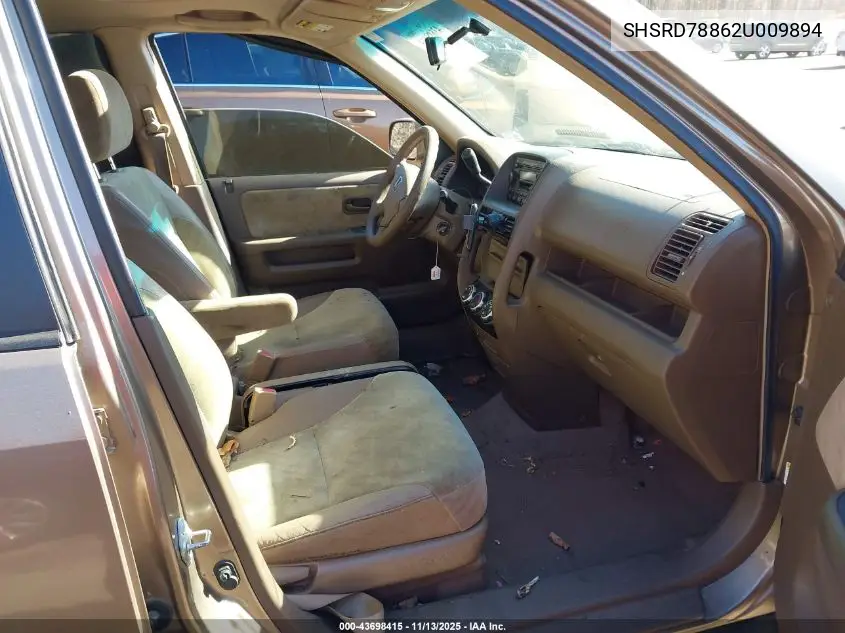 SHSRD78862U009894 2002 Honda Cr-V Ex