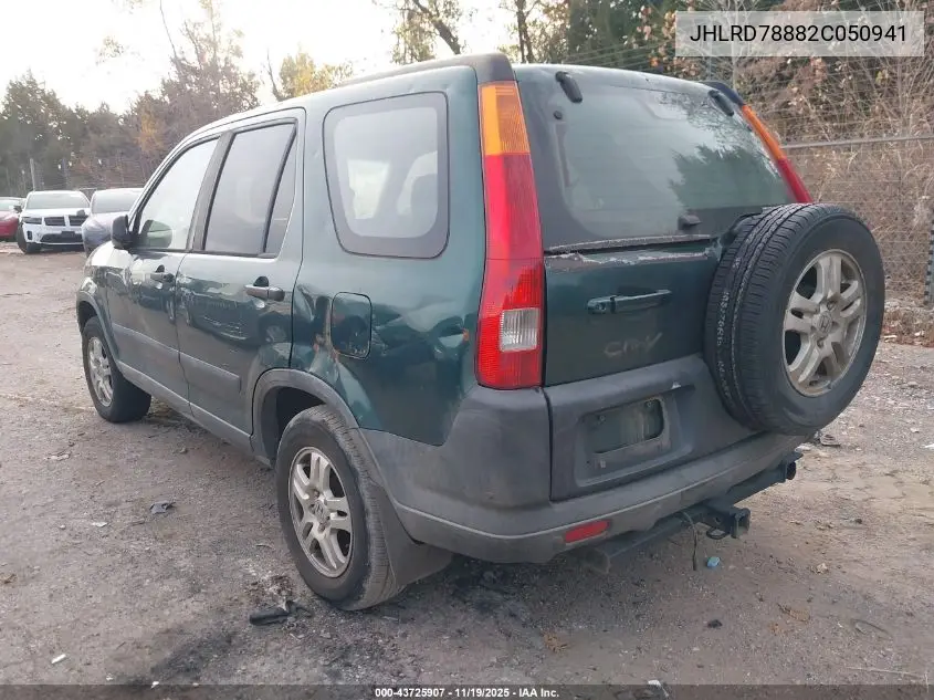 JHLRD78882C050941 2002 Honda Cr-V Ex