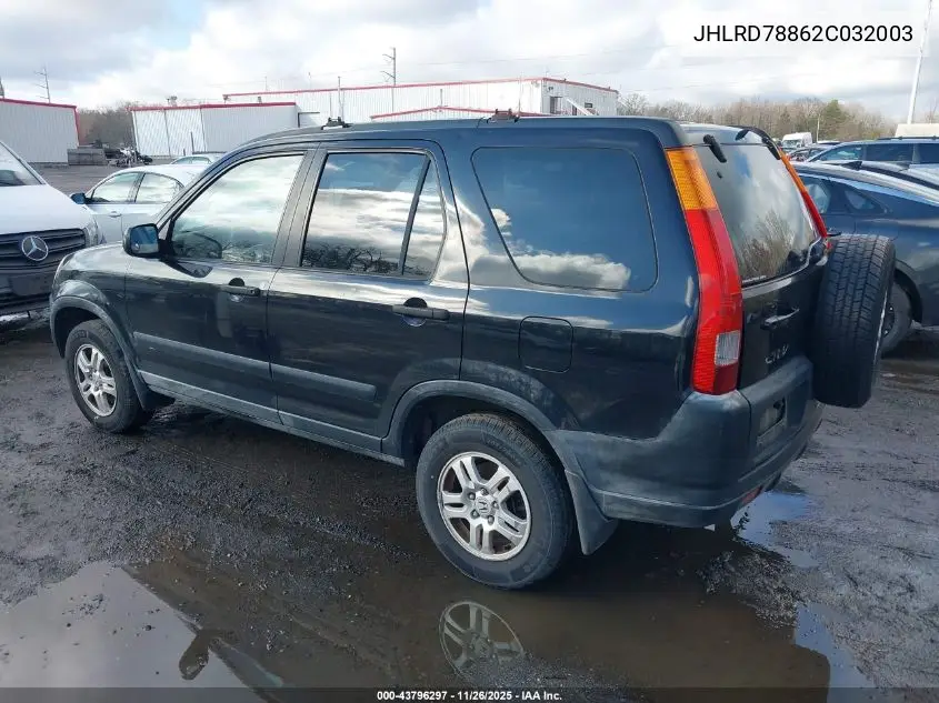 JHLRD78862C032003 2002 Honda Cr-V Ex