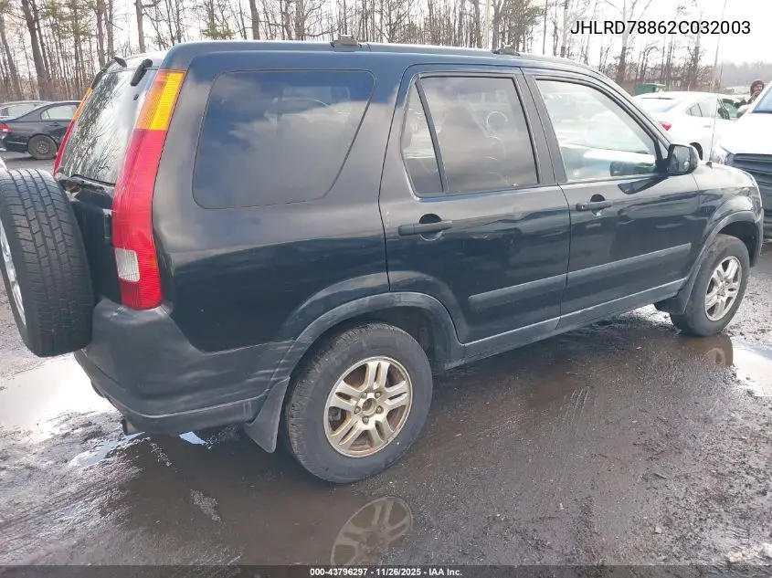 JHLRD78862C032003 2002 Honda Cr-V Ex