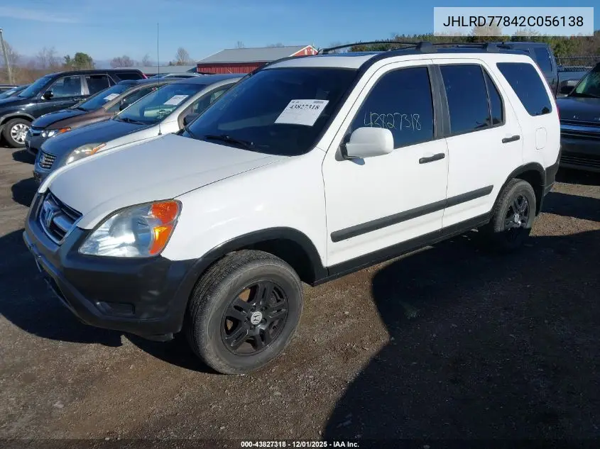 JHLRD77842C056138 2002 Honda Cr-V Ex