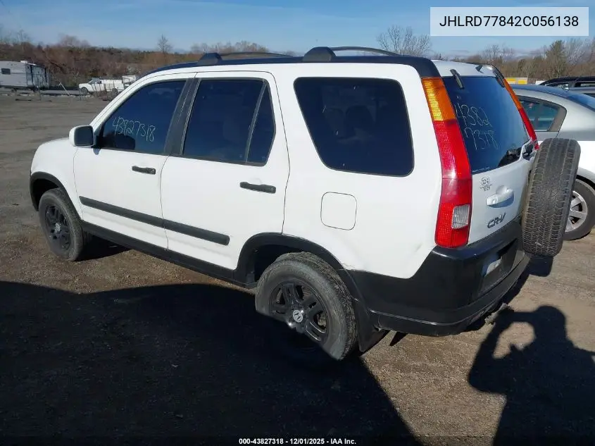 JHLRD77842C056138 2002 Honda Cr-V Ex