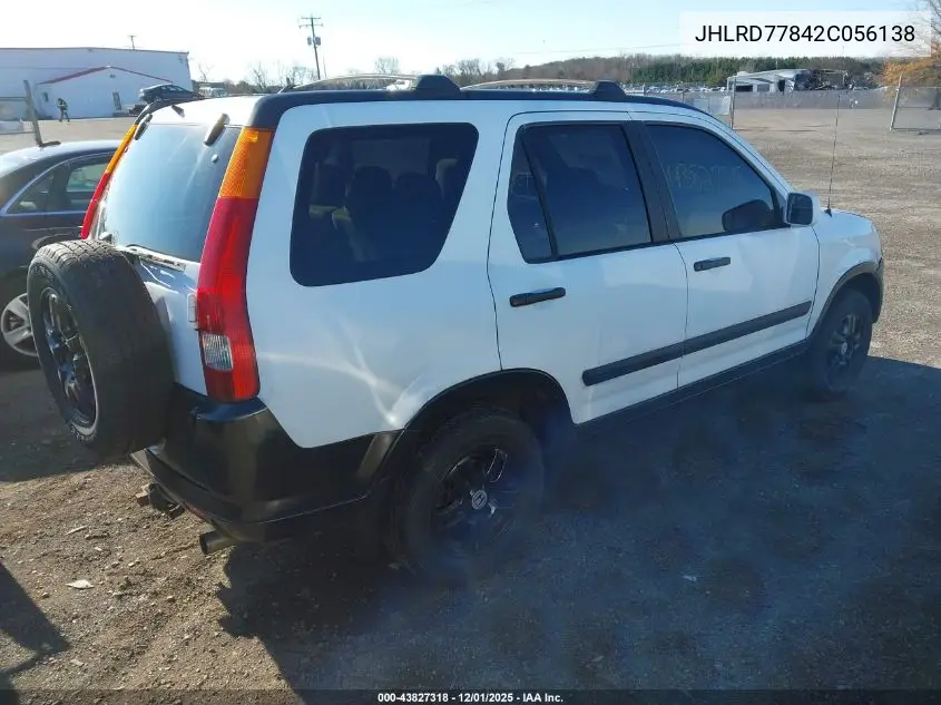 JHLRD77842C056138 2002 Honda Cr-V Ex