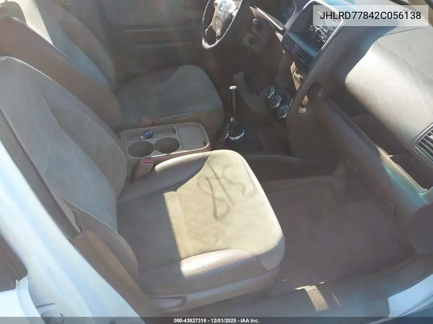 JHLRD77842C056138 2002 Honda Cr-V Ex