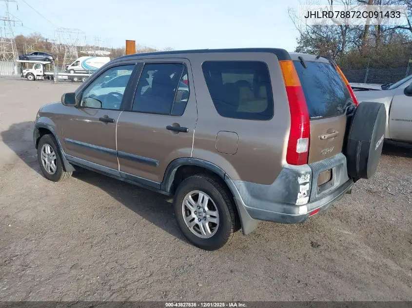 JHLRD78872C091433 2002 Honda Cr-V Ex