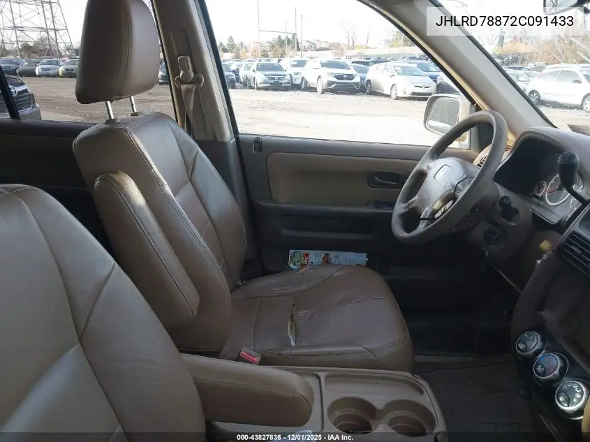 JHLRD78872C091433 2002 Honda Cr-V Ex