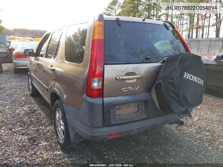 JHLRD78822C054094 2002 Honda Cr-V Ex