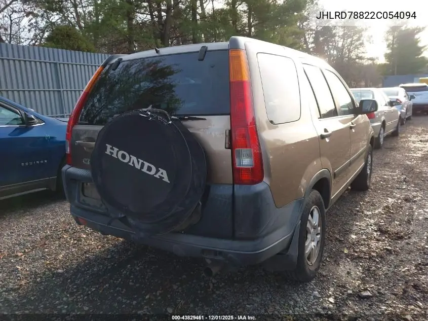 JHLRD78822C054094 2002 Honda Cr-V Ex