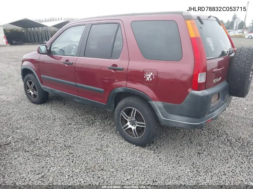JHLRD78832C053715 2002 Honda Cr-V Ex