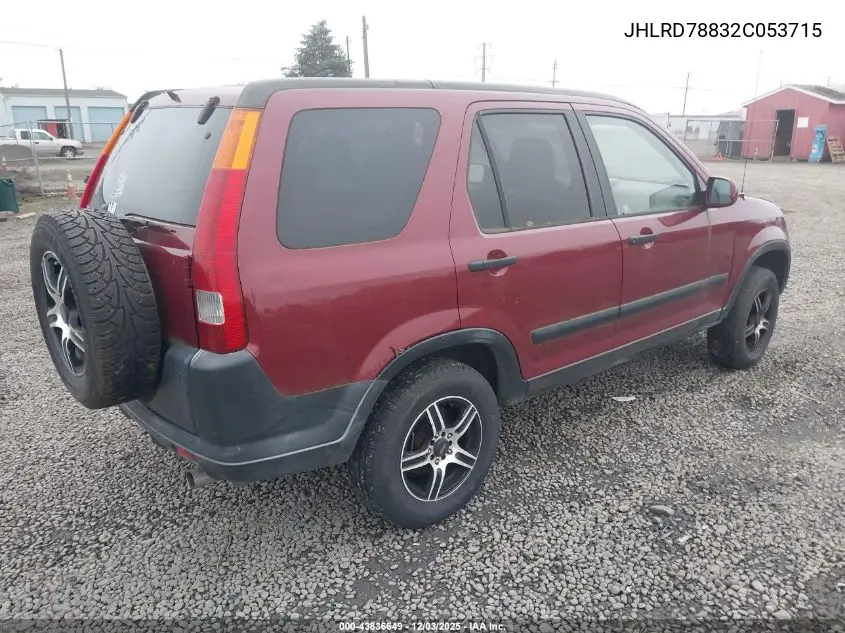 JHLRD78832C053715 2002 Honda Cr-V Ex