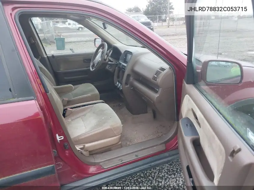 JHLRD78832C053715 2002 Honda Cr-V Ex